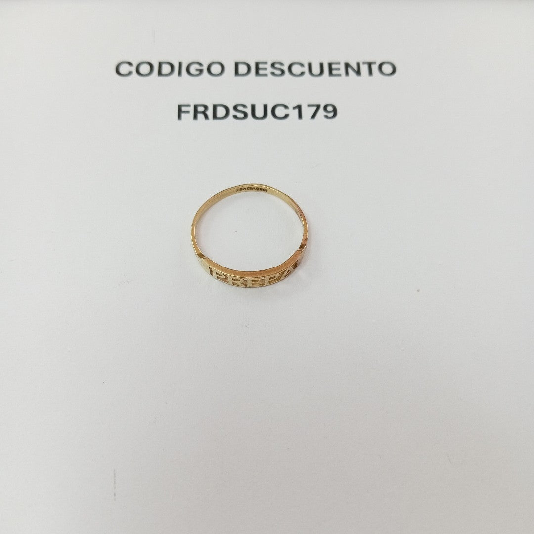 ANILLITO ORO 10 K 1.2 GRMS (SEMINUEVO)