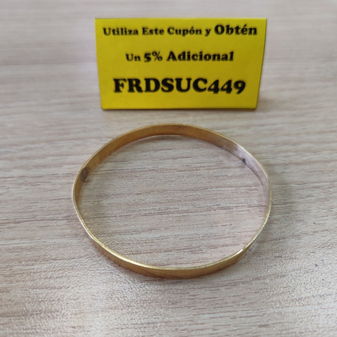 PULSERA RIGIDA ORO 14 K 14.7 GRMS (SEMINUEVO)