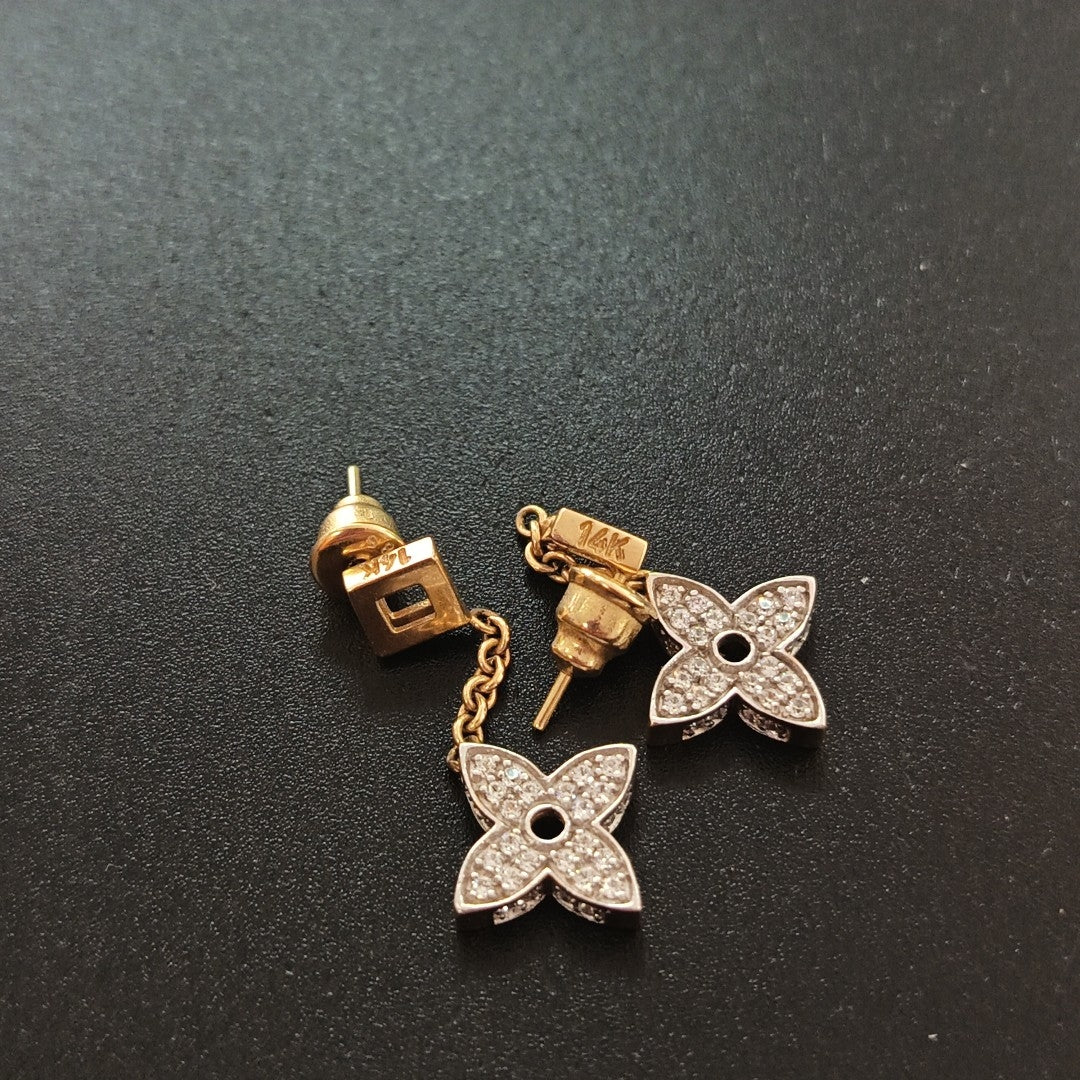 ARETES PAR ORO 14 K 5.8 GRMS (SEMINUEVO)