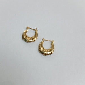 ARETES PAR ORO 14 K 1,20 GRMS (SEMINUEVO)