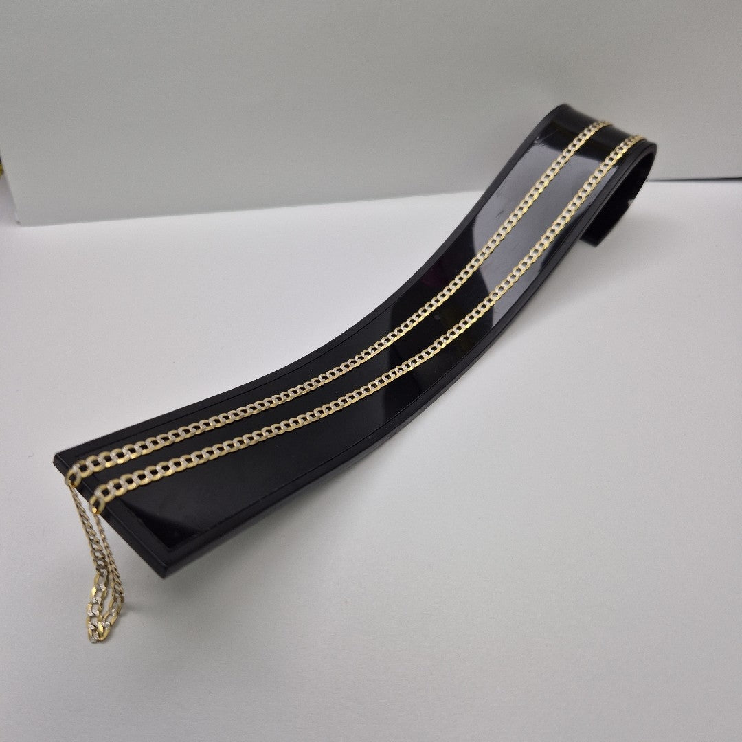 CADENA ORO, RODIADO 14 K 6.5 GRMS (SEMINUEVO)
