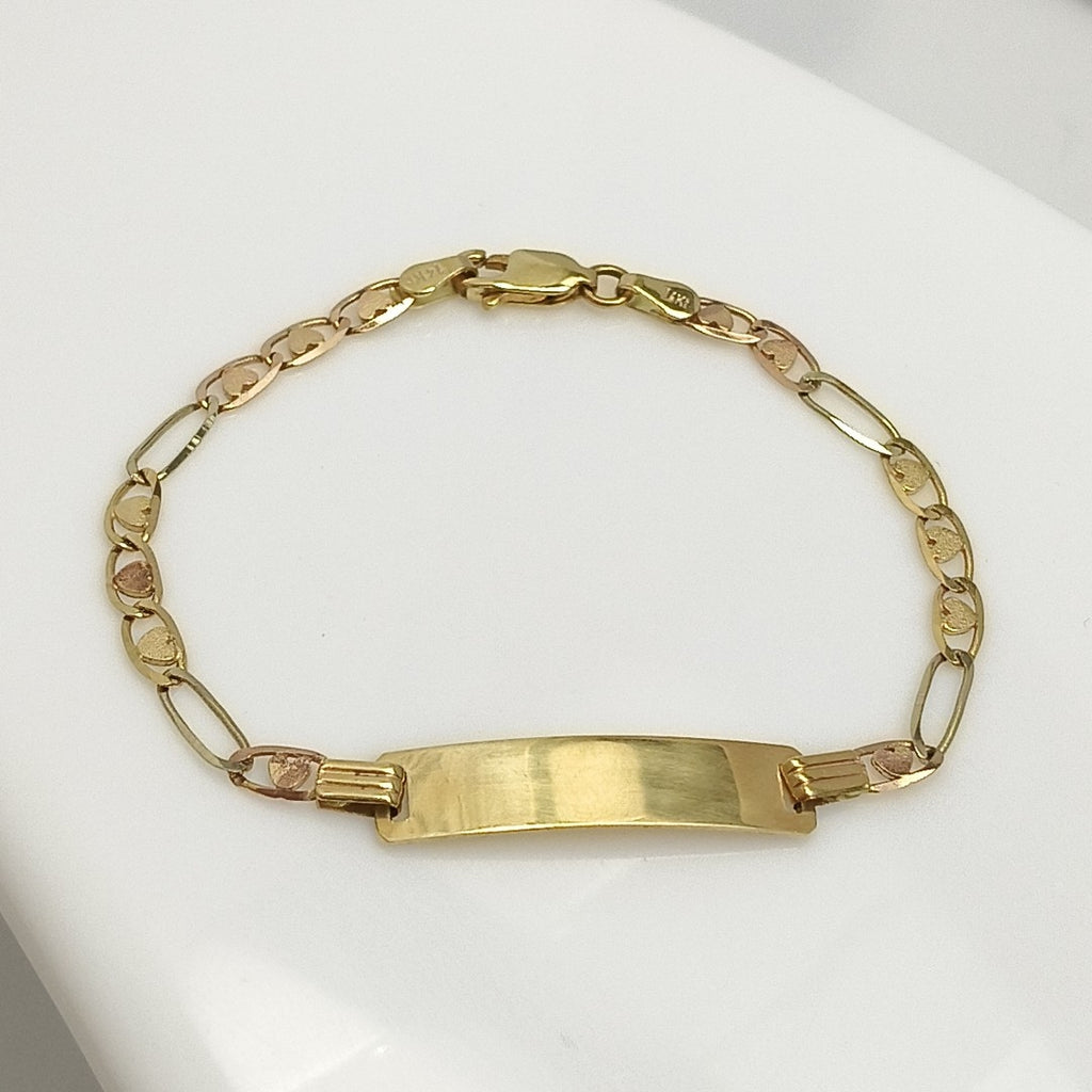 ESCLAVA ORO,ORO COMBINADO 14 K 3,40 GRMS (SEMINUEVO)