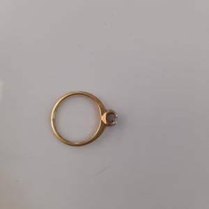ANILLITO, SOLITARIO ORO 10 K 2.4 GRMS (SEMINUEVO)