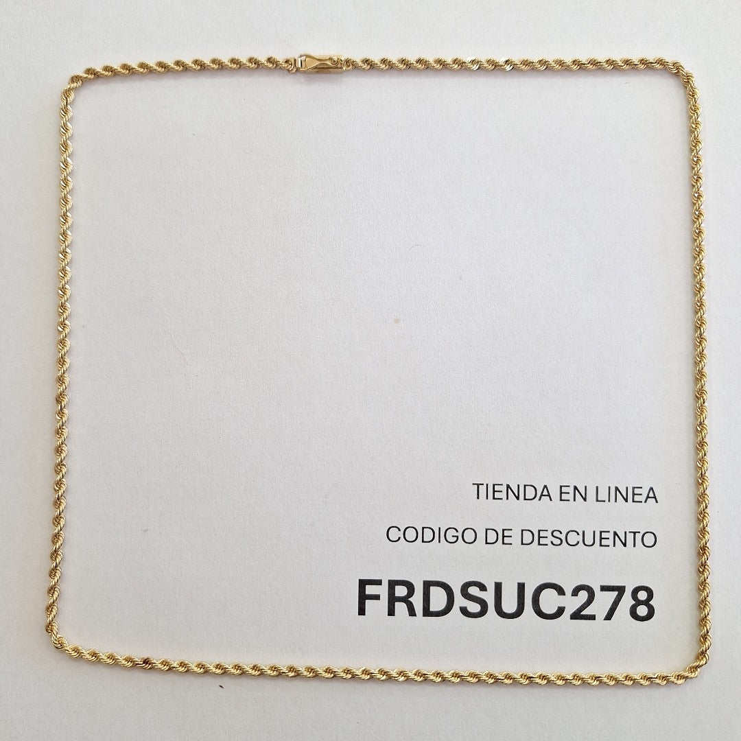 CADENA ORO 10 K 17,40 GRMS (SEMINUEVO)