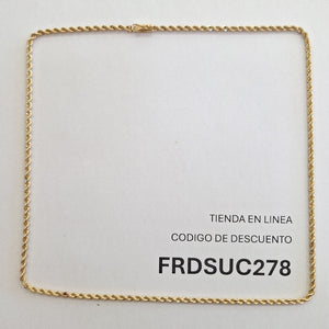 CADENA ORO 10 K 17,40 GRMS (SEMINUEVO)