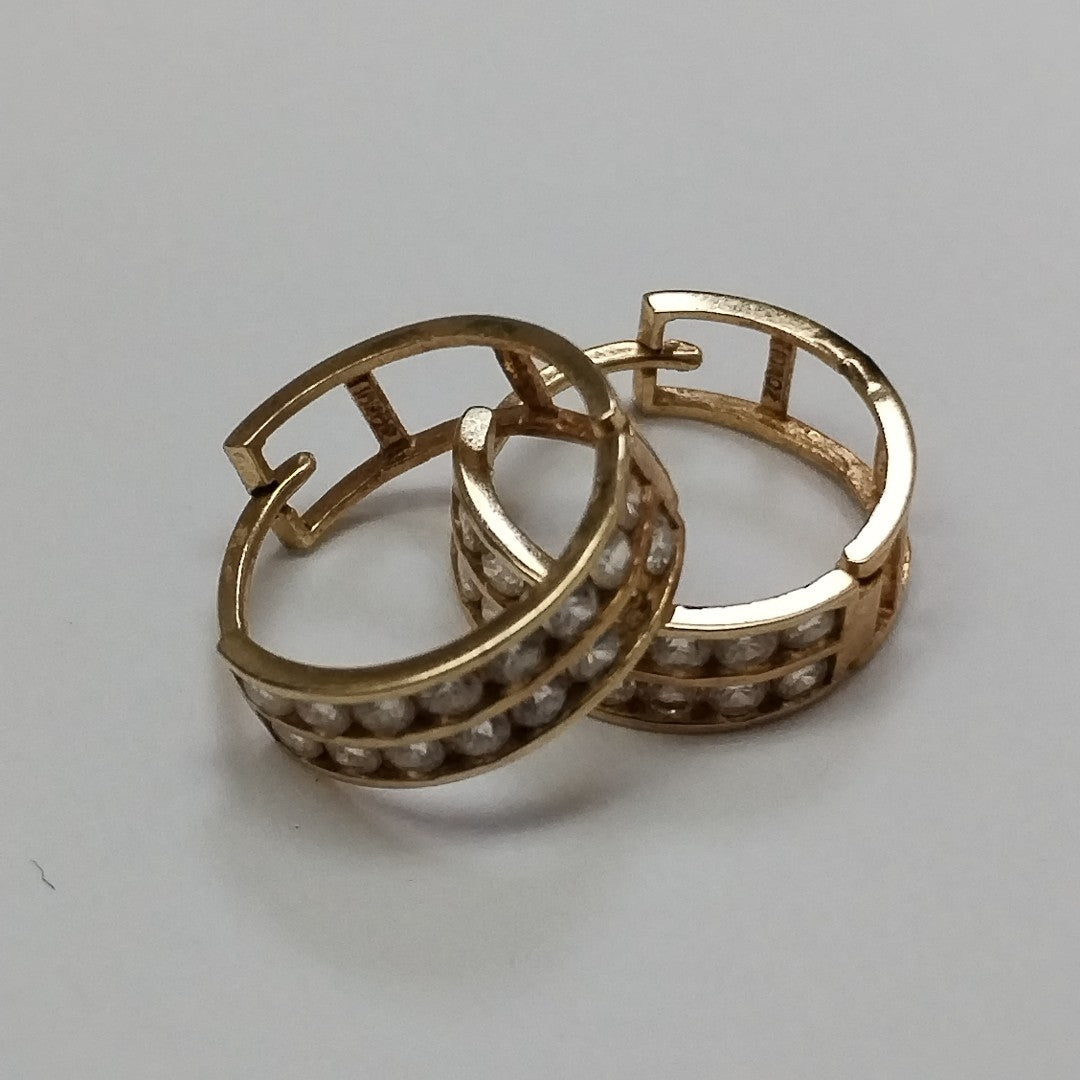 ARRACADAS PAR ORO 10 K 2,40 GRMS (SEMINUEVO)