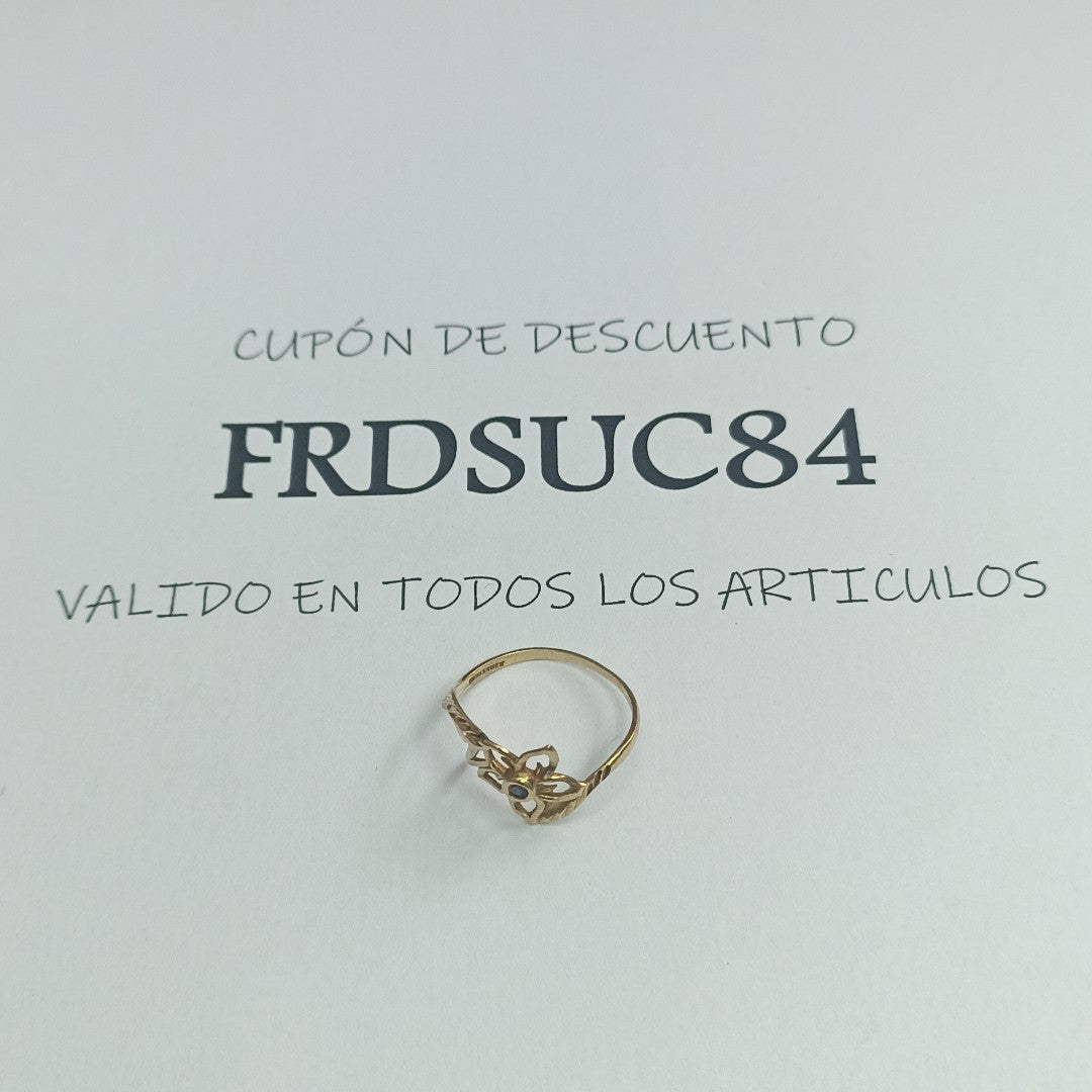ANILLO ORO 10 K 1,20 GRMS (SEMINUEVO)