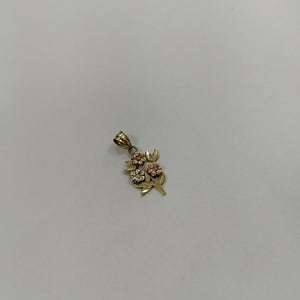 DIJE ORO,ORO COMBINADO 14 K 1,20 GRMS (SEMINUEVO)