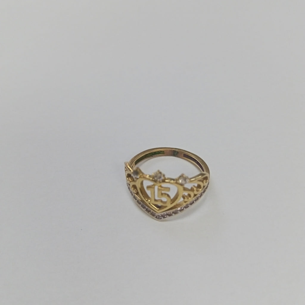ANILLO ORO 10 K 1.8 GRMS (SEMINUEVO)