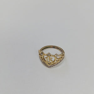 ANILLO ORO 10 K 1.8 GRMS (SEMINUEVO)