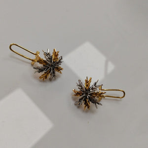 BROQUELES PAR ORO,ORO COMBINADO 14 K 7,30 GRMS (SEMINUEVO)