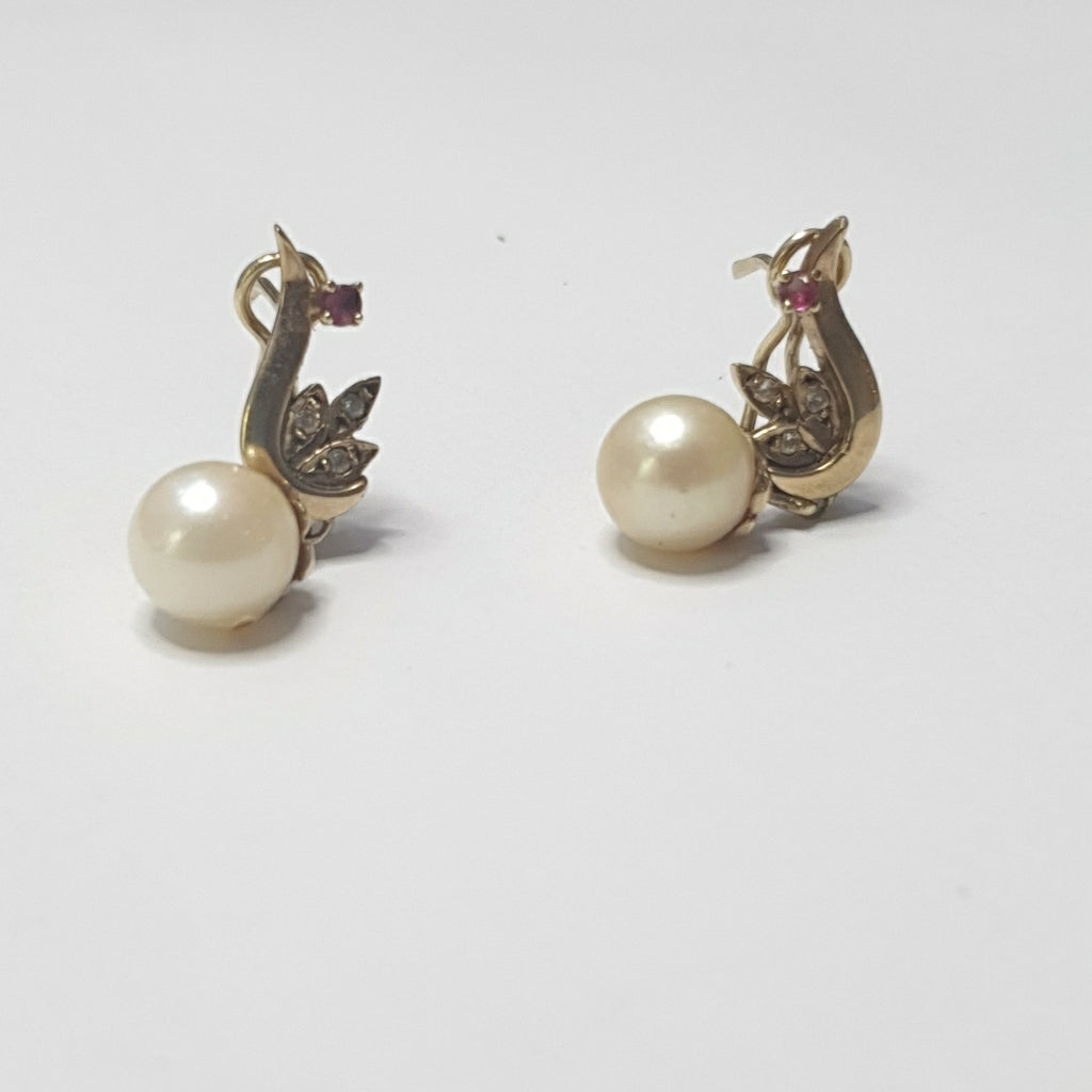 BROQUELES PAR ORO 8 K 3,30 GRMS (SEMINUEVO)