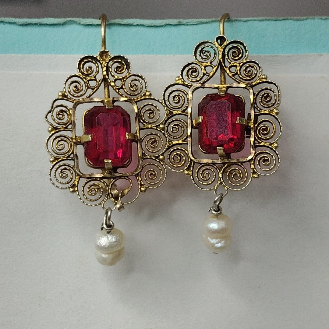 ARETES PAR ORO 8 K 3,10 GRMS (SEMINUEVO)
