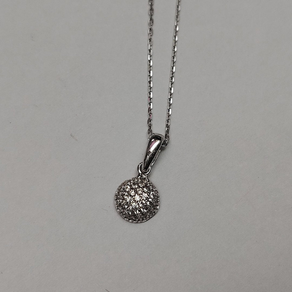 CADENA,DIJE ORO BLANCO 14 K 2,20 GRMS (SEMINUEVO)