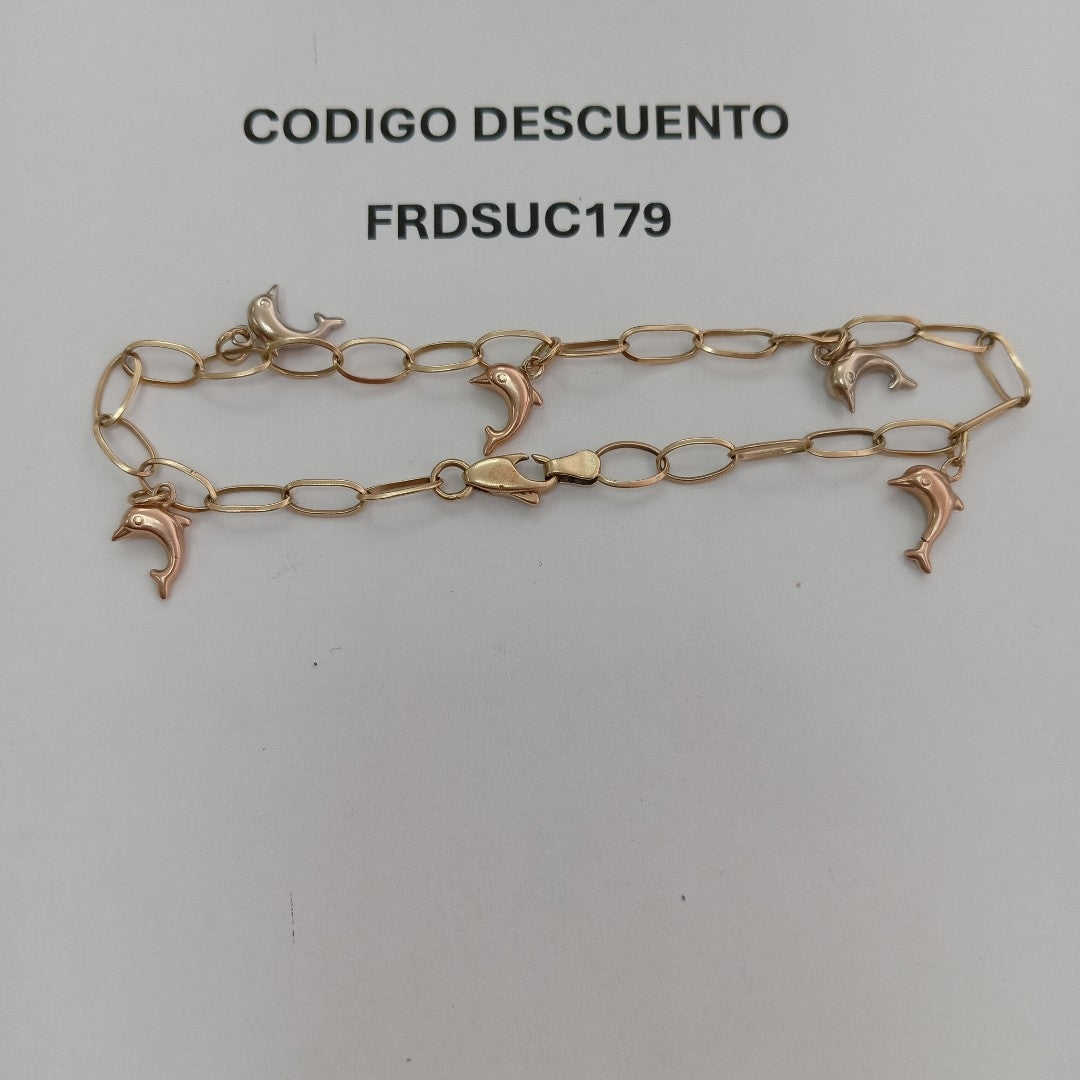 PULSERA ORO 14 K 4.9 GRMS (SEMINUEVO)