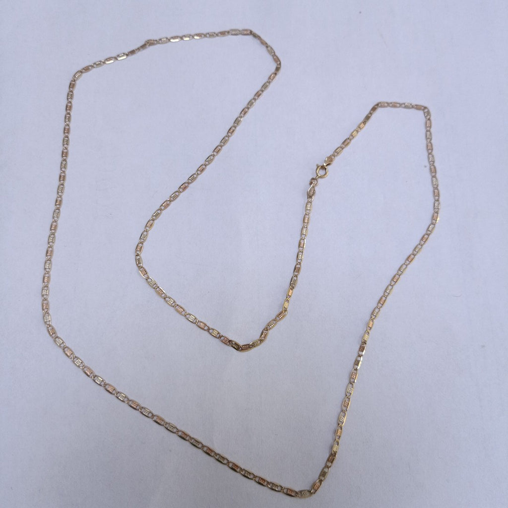 CADENA ORO COMBINADO 10 K 2.9 GRMS (SEMINUEVO)