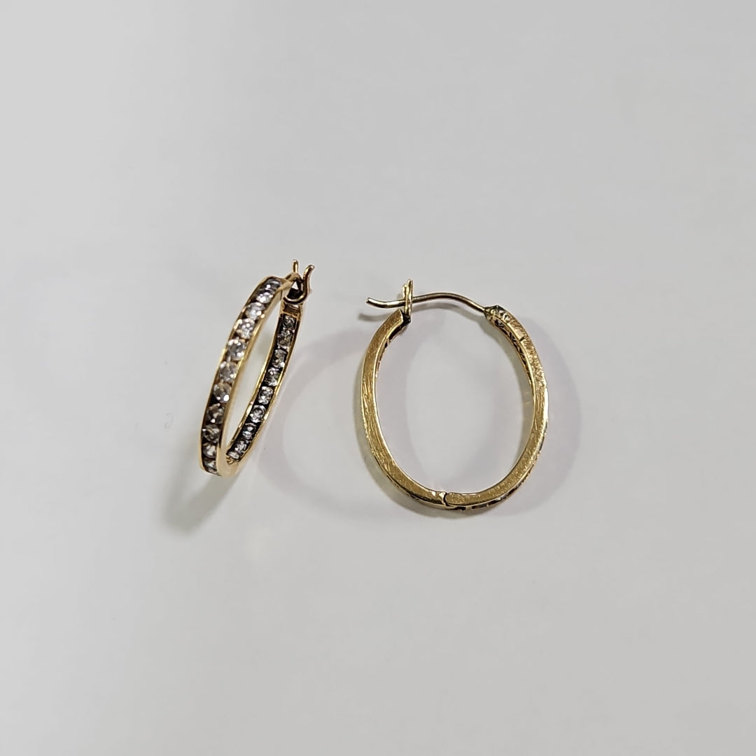 ARRACADAS PAR ORO 14 K 2,10 GRMS (SEMINUEVO)