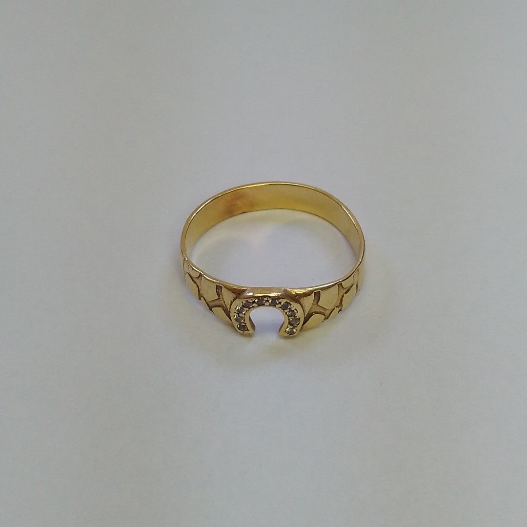 ANILLO ORO 10 K 3,50 GRMS (SEMINUEVO)