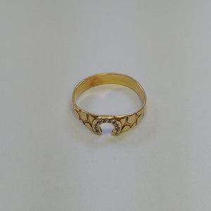 ANILLO ORO 10 K 3,50 GRMS (SEMINUEVO)