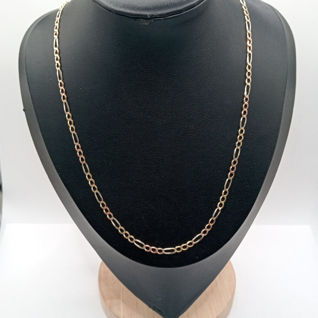 CADENA ORO COMBINADO 14 K 6.9 GRMS (SEMINUEVO)