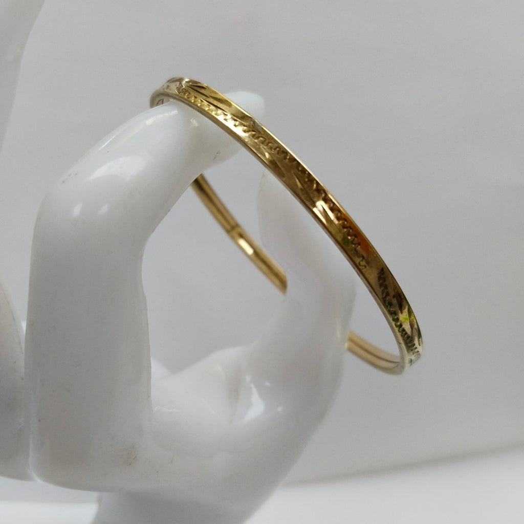 PULSERA RIGIDA ORO 10 K 4,70 GRMS (SEMINUEVO)