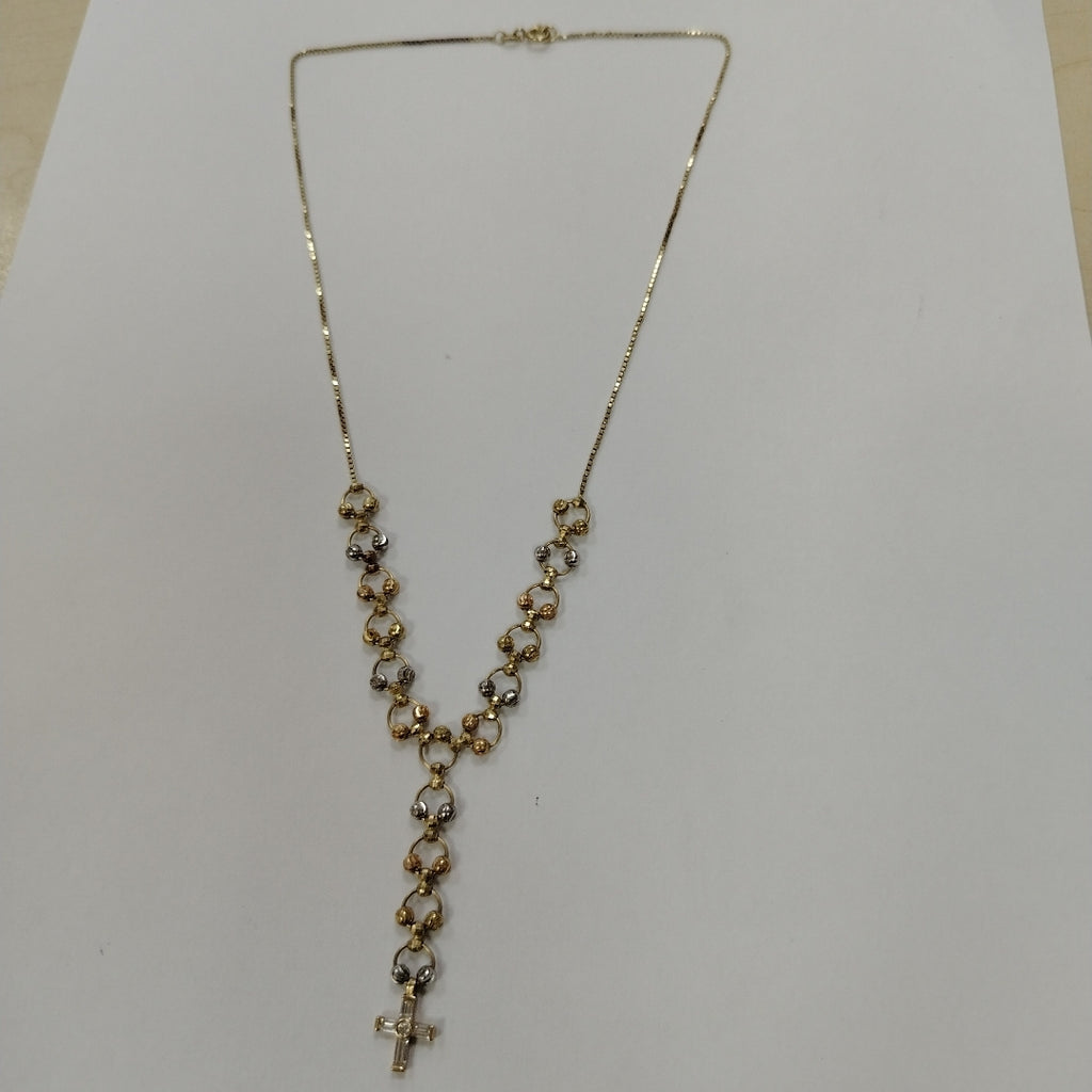 GARGANTILLA ORO,ORO COMBINADO 14 K 8,50 GRMS (SEMINUEVO)
