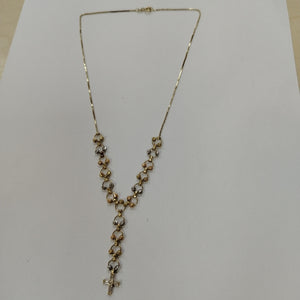 GARGANTILLA ORO,ORO COMBINADO 14 K 8,50 GRMS (SEMINUEVO)