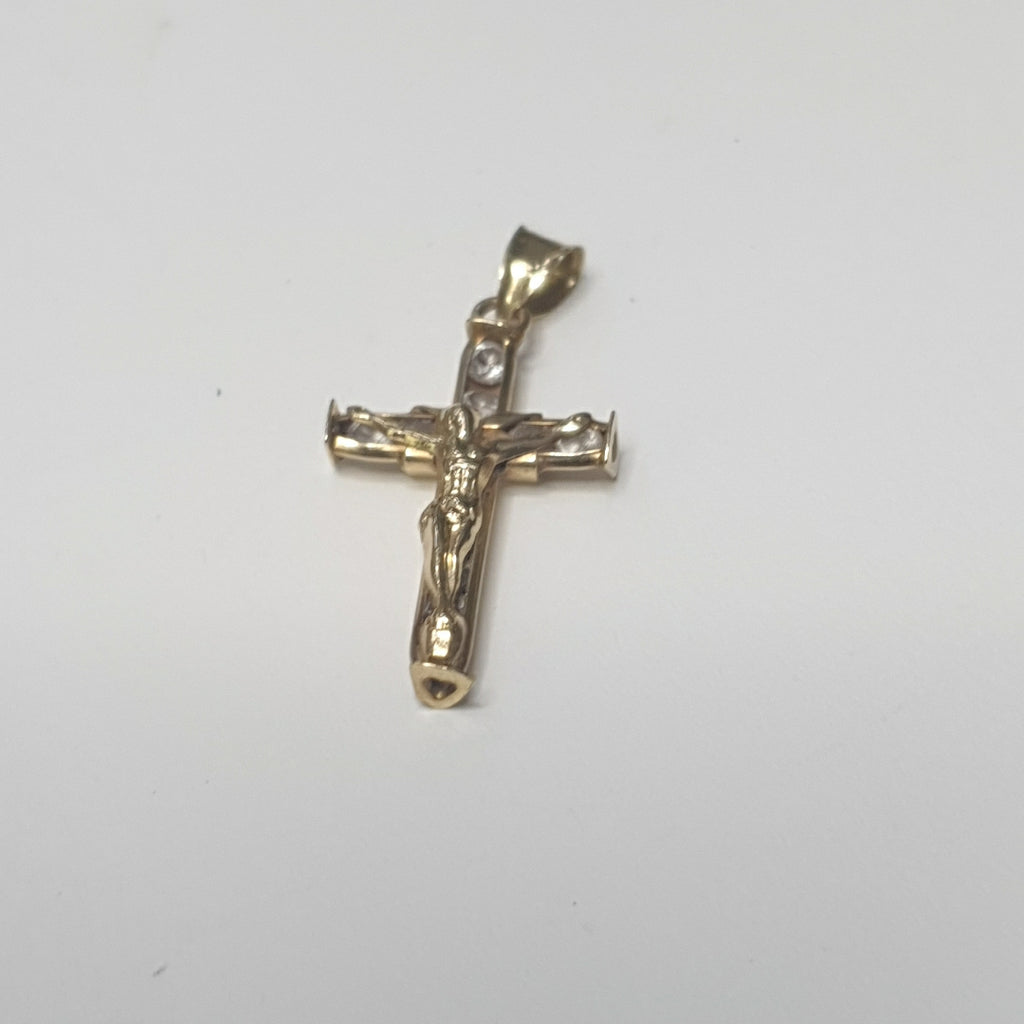 CRUCIFIJO ORO 10 K 1.2 GRMS (SEMINUEVO)