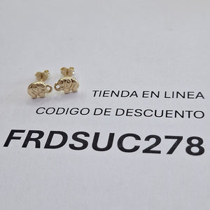 BROQUELES ORO 14K 1.1 (NUEVO)