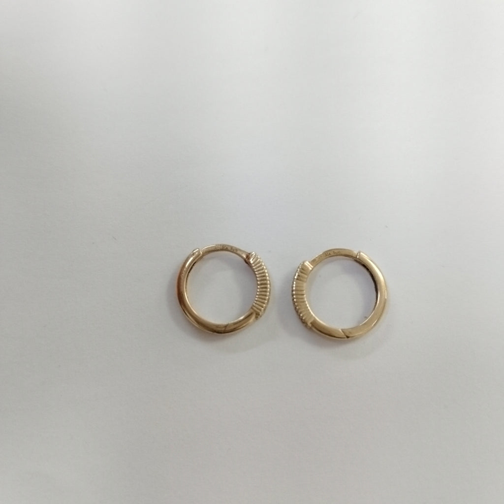 ARRACADAS PAR ORO 14 K 1,30 GRMS (SEMINUEVO)