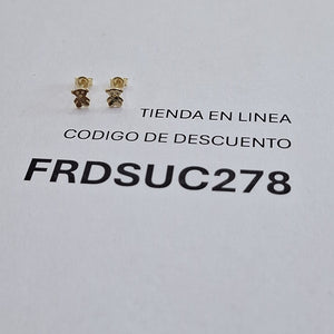 BROQUELES ORO 14K 0.8 (NUEVO)