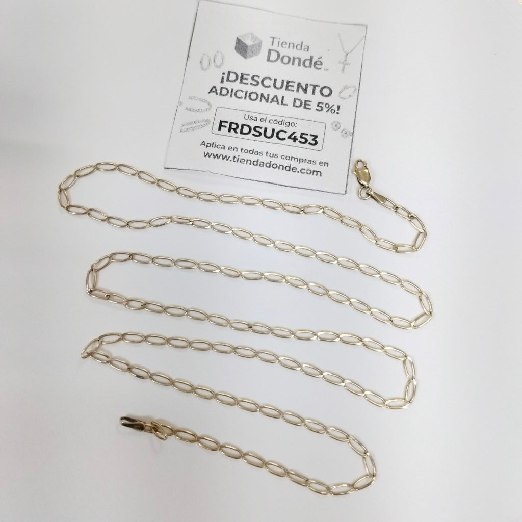 CADENA ORO 14 K 5.5 GRMS (SEMINUEVO)