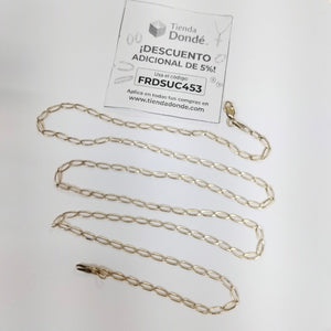 CADENA ORO 14 K 5.5 GRMS (SEMINUEVO)