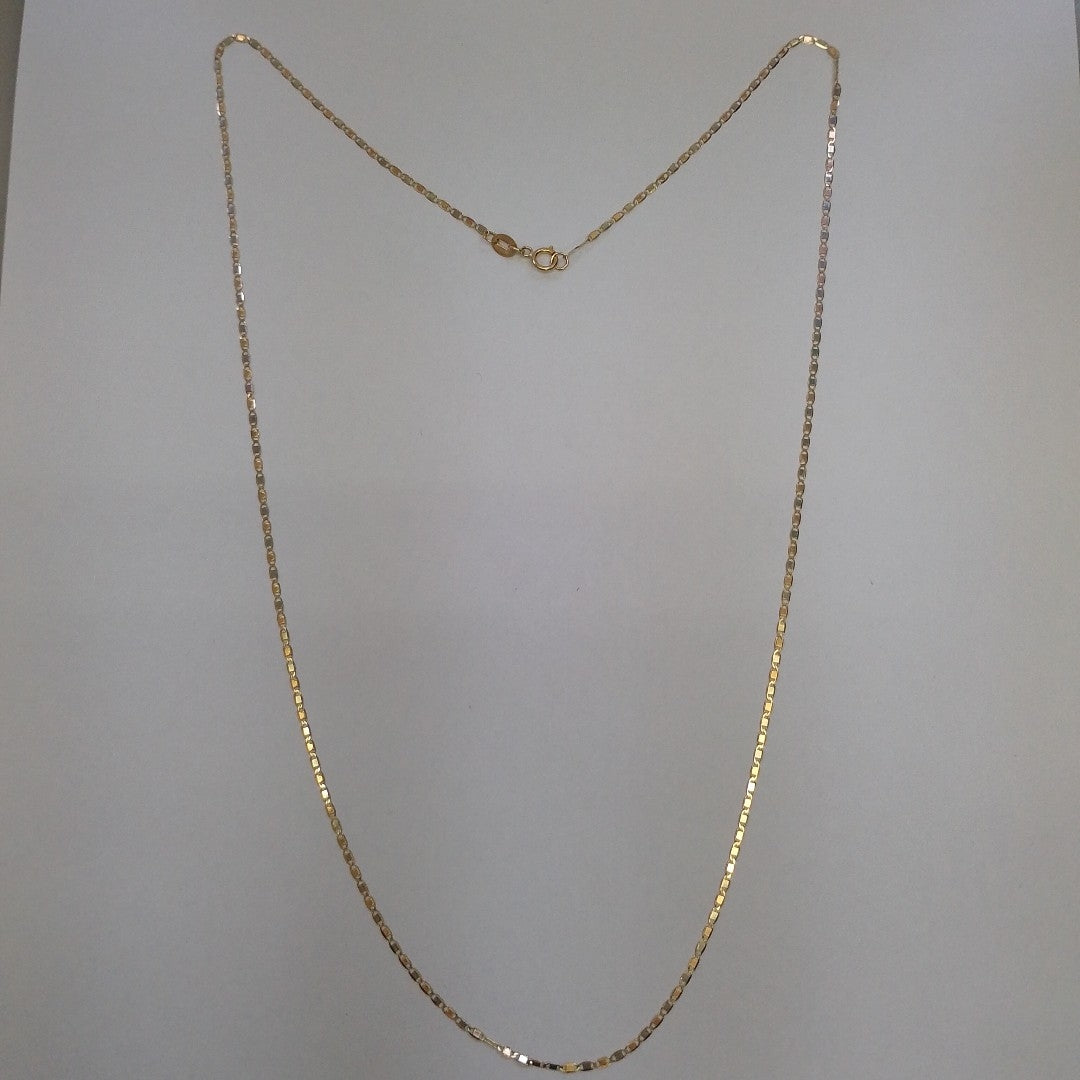 CADENA ORO,RODIADO 10 K 1,80 GRMS (SEMINUEVO)