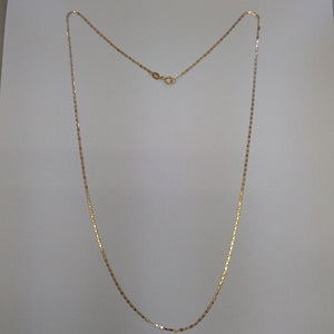 CADENA ORO,RODIADO 10 K 1,80 GRMS (SEMINUEVO)