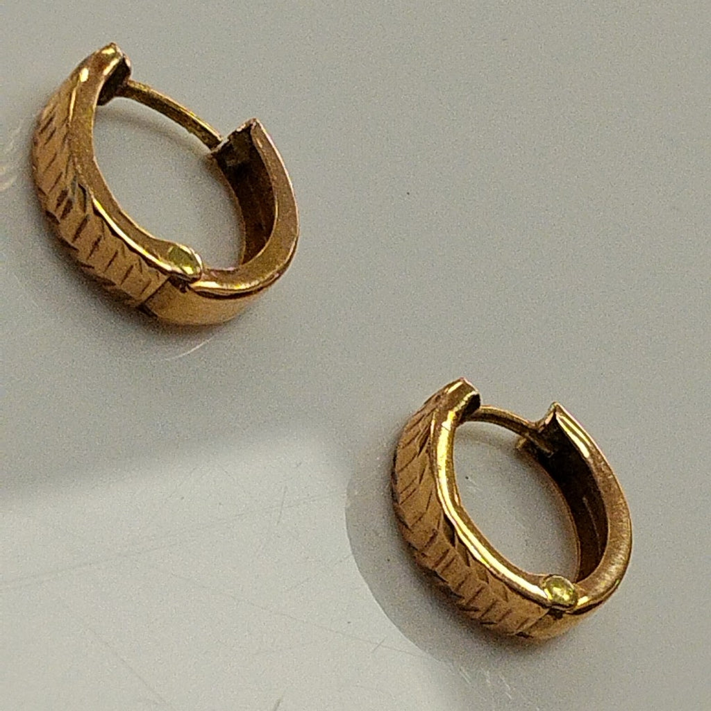 ARRACADAS PAR ORO 14 K 1,20 GRMS (SEMINUEVO)