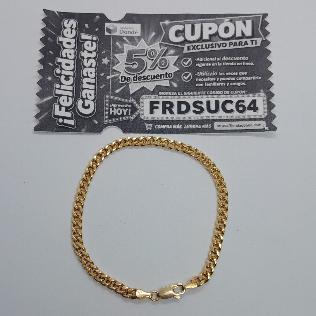 PULSERA ORO 14 K 4,60 GRMS (SEMINUEVO)