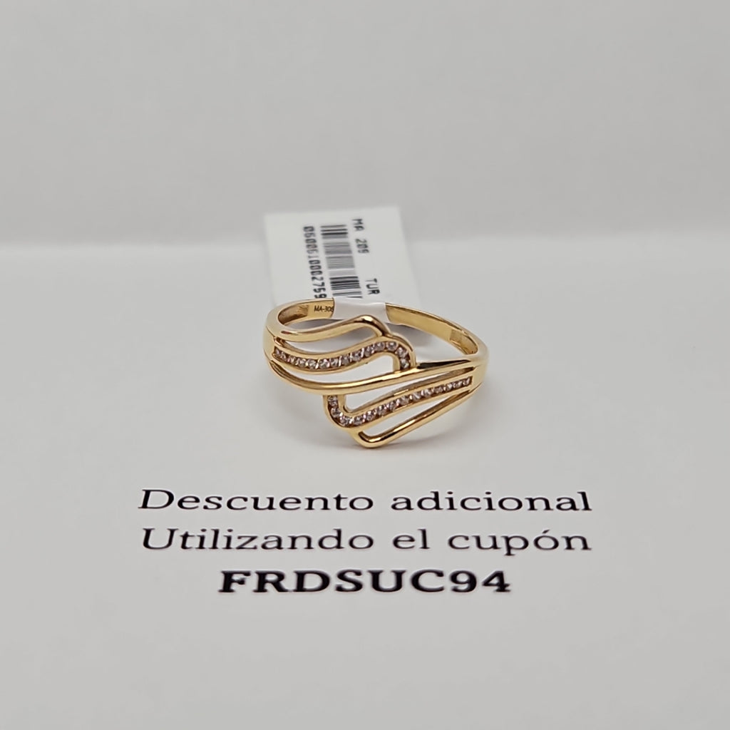 ANILLOS DAMA ORO 14K 2 (NUEVO)