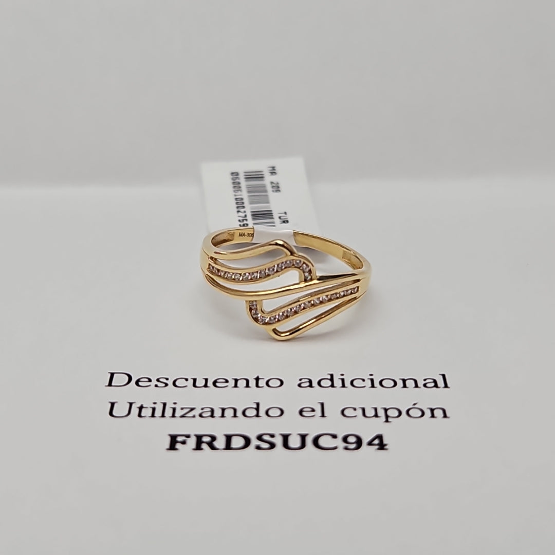 ANILLOS DAMA ORO 14K 2 (NUEVO)