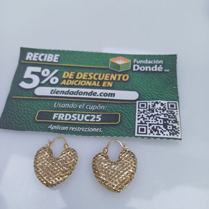 ARRACADAS PAR ORO 14 K 2.5 GRMS (SEMINUEVO)