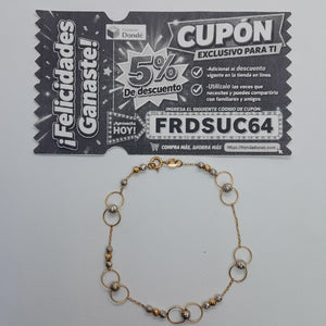 PULSERA ORO 14 K 2,50 GRMS (SEMINUEVO)