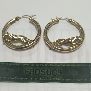 ARRACADAS PAR ORO 14 K 4,50 GRMS (SEMINUEVO)