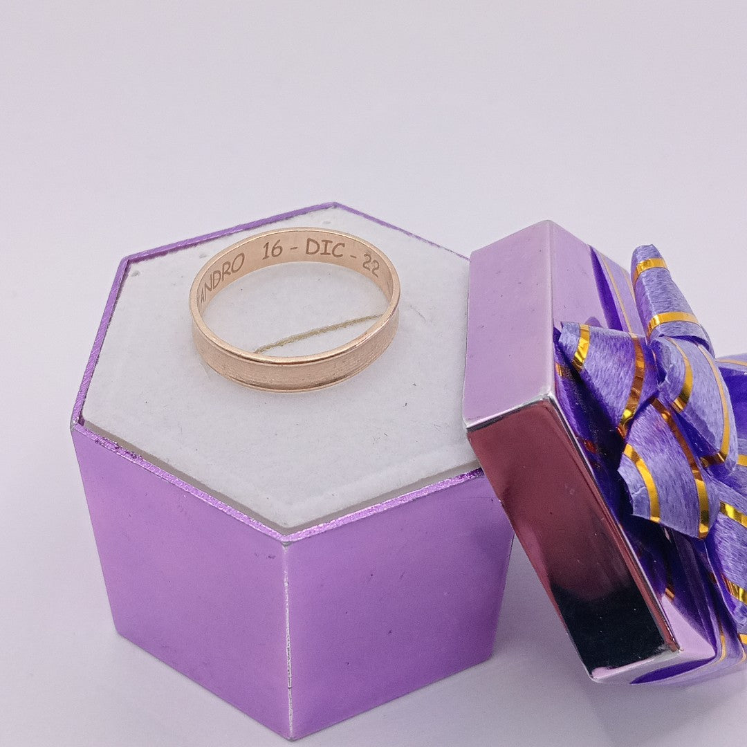 ARGOLLA ORO 14 K 1,80 GRMS (SEMINUEVO)