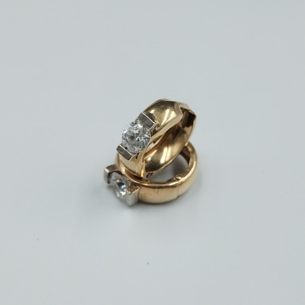 ARETES PAR ORO 14 K 3,00 GRMS (SEMINUEVO)