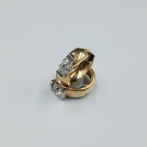 ARETES PAR ORO 14 K 3,00 GRMS (SEMINUEVO)