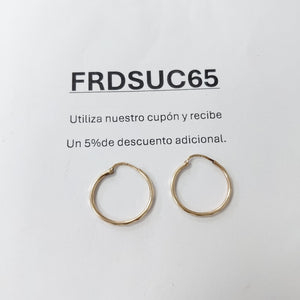ARRACADAS PAR ORO 10 K 1.1 GRMS (SEMINUEVO)