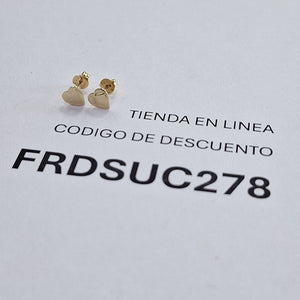 BROQUELES ORO 14K 1.1 (NUEVO)