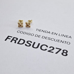 BROQUELES ORO 14K 1.6 (NUEVO)