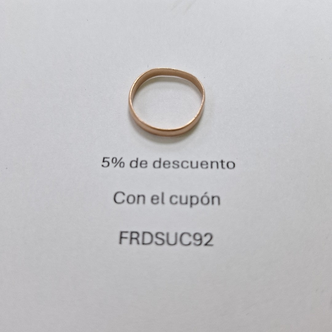 ARGOLLA ORO 10 K 1,30 GRMS (SEMINUEVO)