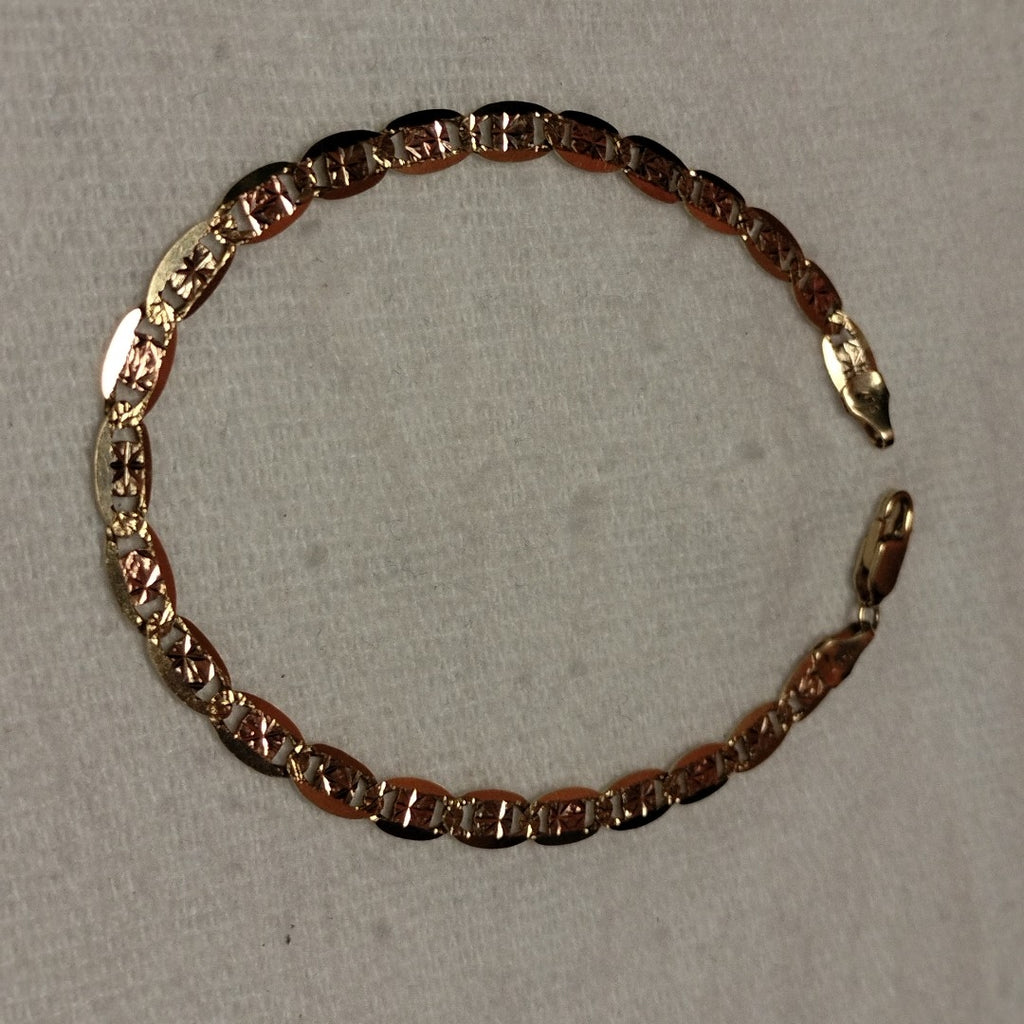 PULSERA ORO COMBINADO 14 K 6 GRMS (SEMINUEVO)